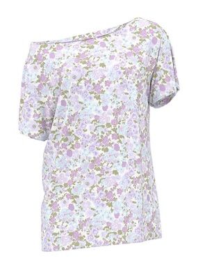 PINK Floral Off-Shoulder Women’s Top -